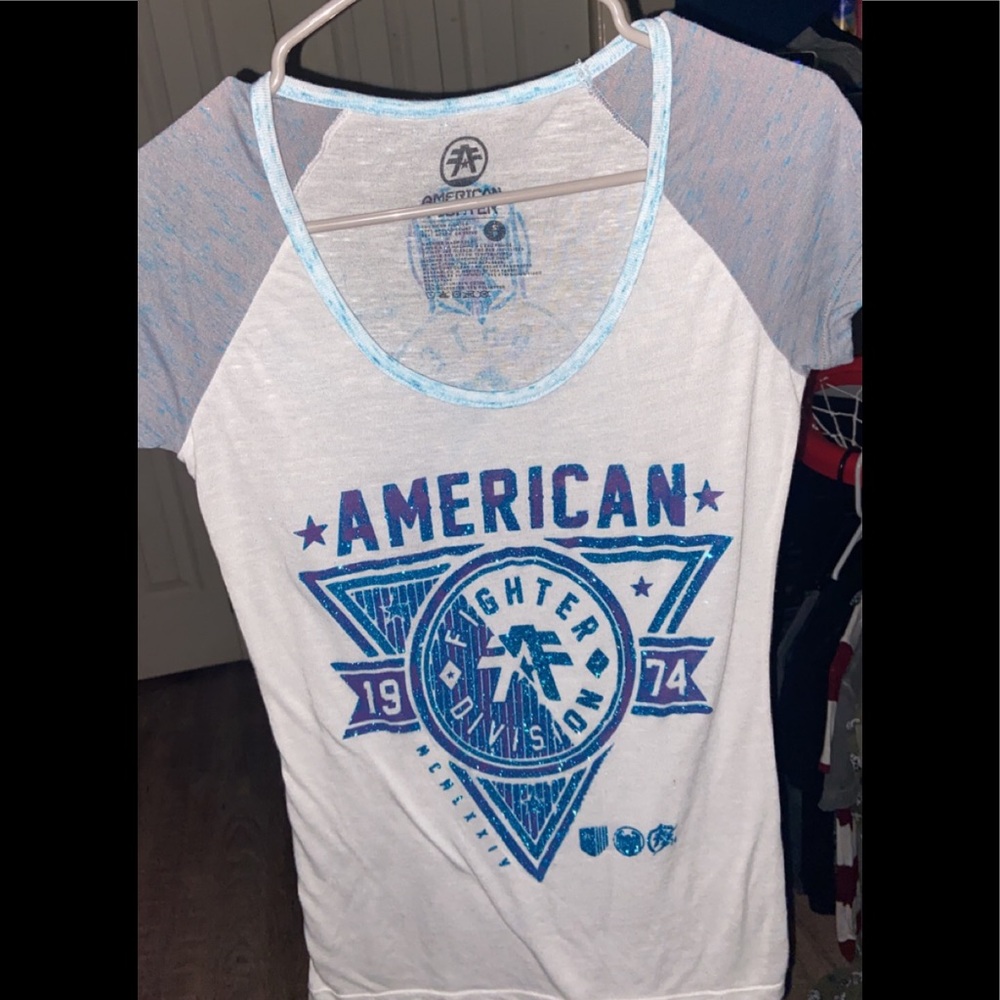 Women’s American Fighter Tee. new without tags.